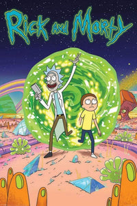 Pyramid Rick and Morty Portal Poster 61x91,5cm | Yourdecoration.de