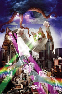 Pyramid Apocalypse Meow Poster 61x91,5cm | Yourdecoration.de