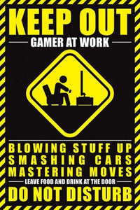 Pyramid Gamer At Work Do Not Disturb Poster 61x91,5cm | Yourdecoration.de