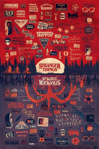 Pyramid Stranger Things The Upside Down Poster 61x91,5cm | Yourdecoration.de