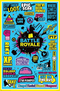Pyramid Battle Royale Infographic Poster 61x91,5cm | Yourdecoration.de