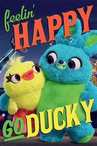 Pyramid Toy Story 4 Happy Go Ducky Poster 61x91,5cm | Yourdecoration.de