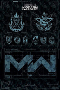 Pyramid Call of Duty Modern Warfare Fractions Poster 61x91,5cm | Yourdecoration.de