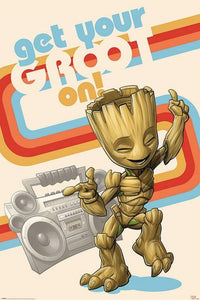 Pyramid Guardians of the Galaxy Get Your Groot On Poster 61x91,5cm | Yourdecoration.de