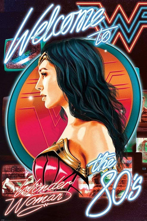 Pyramid Wonder Woman 1984 Welcome to the 80s Poster 61x91,5cm | Yourdecoration.de