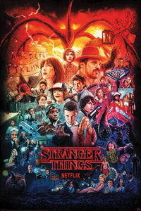 Pyramid Pp34720 Stranger Things Seasons Montage Poster 61x91,5cm | Yourdecoration.de