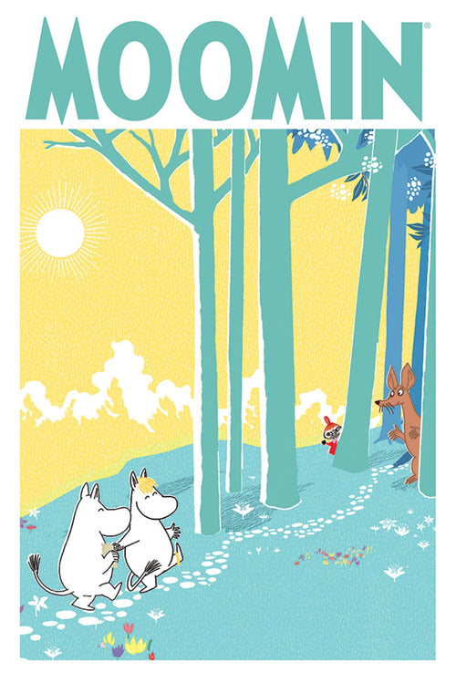 Pyramid Moomin Forest Poster 61x91,5cm | Yourdecoration.de
