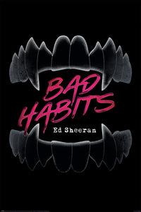 Pyramid Ed Sheeran Bad Habits Poster 61x91,5cm | Yourdecoration.de