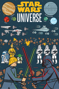 Pyramid Pp35017 Star Wars Universe Illustrated Poster 61X91-5cm | Yourdecoration.de