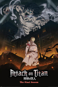 Pyramid Pp35088 Attack On Titan S4 Eren Onslaught Poster 61X91,5cm | Yourdecoration.de