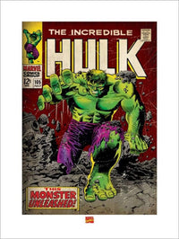 Pyramid Incredible Hulk Monster Unleashed Kunstdruck 60x80cm | Yourdecoration.de