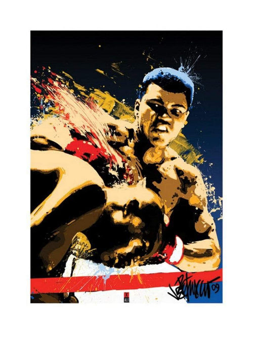 Pyramid Muhammad Ali Sting Petruccio Kunstdruck 60x80cm | Yourdecoration.de