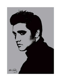 Pyramid Elvis Presley Metallic Kunstdruck 60x80cm | Yourdecoration.de