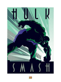 Pyramid Marvel Deco Hulk Kunstdruck 60x80cm | Yourdecoration.de