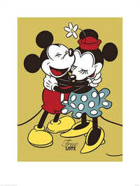 Pyramid Mickey and Minnie Mouse True Love Kunstdruck 60x80cm | Yourdecoration.de