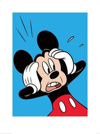 Pyramid Mickey Mouse Shocked Kunstdruck 60x80cm | Yourdecoration.de