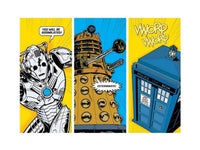 Pyramid Doctor Who Comic Sections Kunstdruck 60x80cm | Yourdecoration.de