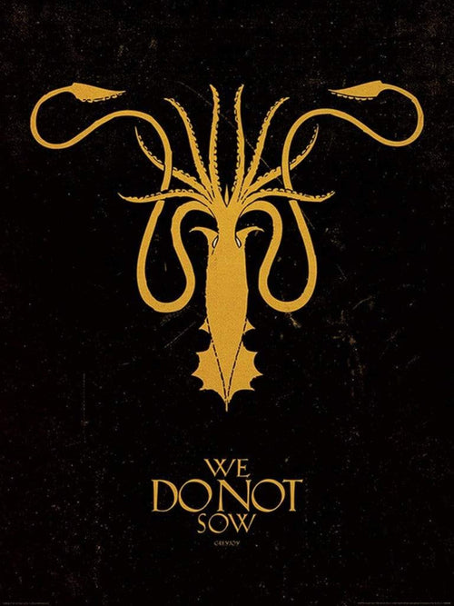 Pyramid Game of Thrones Greyjoy Kunstdruck 60x80cm | Yourdecoration.de