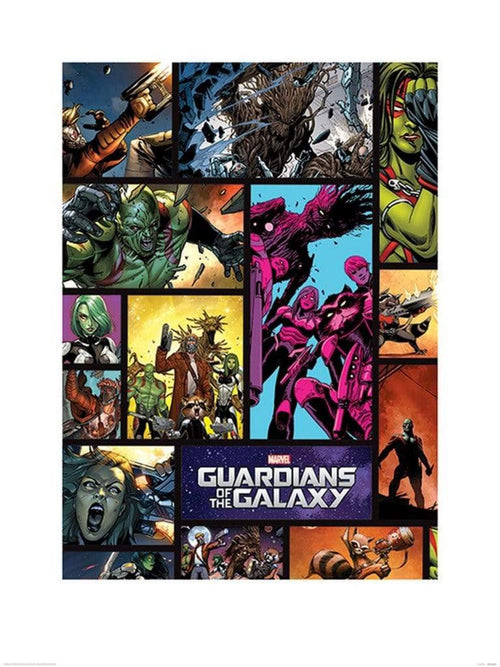 Pyramid Guardians of The Galaxy Comics Kunstdruck 60x80cm | Yourdecoration.de