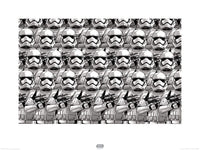 Pyramid Star Wars Episode VII Stormtrooper Pencil Art Kunstdruck 60x80cm | Yourdecoration.de