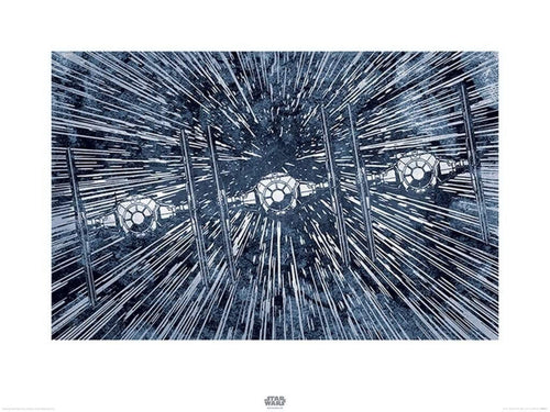 Pyramid Star Wars Episode VII TIE Fighters Kunstdruck 60x80cm | Yourdecoration.de