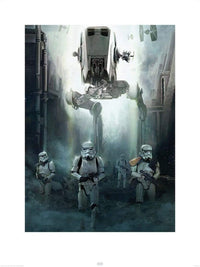 Pyramid Star Wars Rogue One Stormtrooper Patrol Kunstdruck 60x80cm | Yourdecoration.de