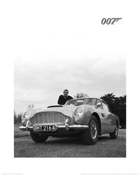 Pyramid James Bond Connery Black and White Kunstdruck 40x50cm | Yourdecoration.de