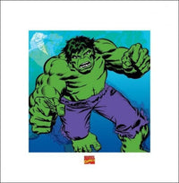 Pyramid Hulk Marvel Comics Kunstdruck 40x40cm | Yourdecoration.de
