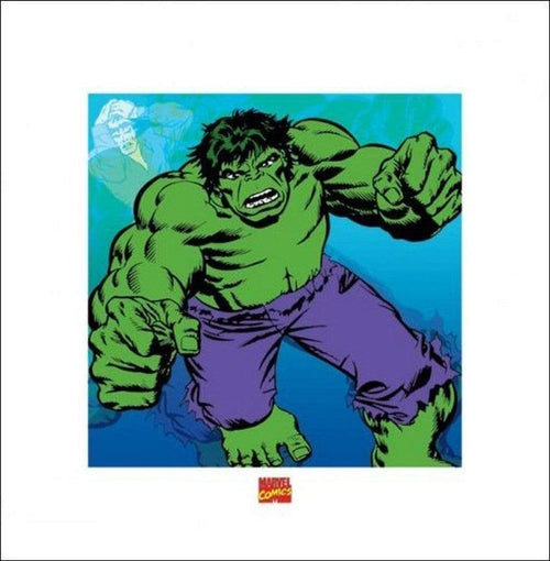 Pyramid Hulk Marvel Comics Kunstdruck 40x40cm | Yourdecoration.de