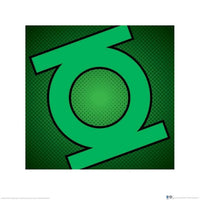 Pyramid DC Comics Green Lantern Symbol Kunstdruck 40x40cm | Yourdecoration.de