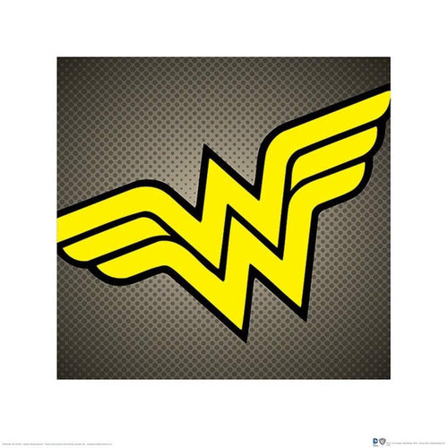 Pyramid DC Comics Wonder Woman Symbol Kunstdruck 40x40cm | Yourdecoration.de