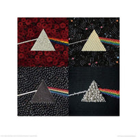 Pyramid Pink Floyd Dark Side of the Moon Collections Kunstdruck 40x40cm | Yourdecoration.de