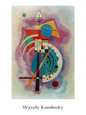 Wassily Kandinsky - Hommage a Grohmann Kunstdruck 60x80cm | Yourdecoration.de