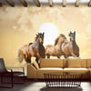 Artgeist Running Paarden Vlies Fototapete Interieur | Yourdecoration.de