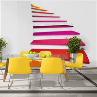 Fototapete - Colorful Stairs - Vliestapete