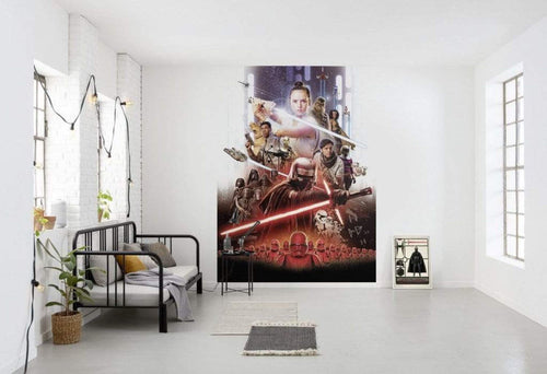Komar Star Wars EP9 Movie Poster Rey Fototapete 184x254cm 4-delig Interieur | Yourdecoration.de