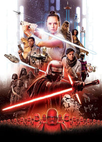 Komar Star Wars EP9 Movie Poster Rey Fototapete 184x254cm 4-delig | Yourdecoration.de