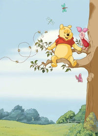 Komar Winnie Pooh Tree Fototapete 184x254cm 4-delig | Yourdecoration.de