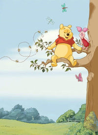 Komar Winnie Pooh Tree Fototapete 184x254cm 4-delig | Yourdecoration.de