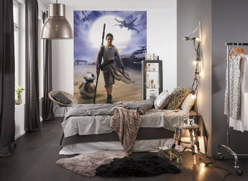 Komar Star Wars Rey Fototapete 184x254cm | Yourdecoration.de