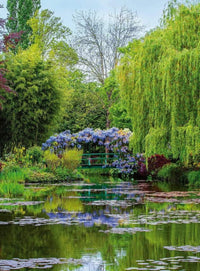 Wizard+Genius Monets Garden In France Vlies Fototapete 192x260cm 4-bahnen | Yourdecoration.de