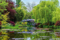 Wizard+Genius Monets Garden in France Vlies Fototapete 384x260cm 8-bahnen | Yourdecoration.de