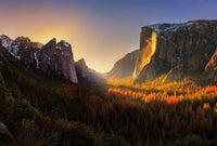 Wizard+Genius Yosemite National Park USA Vlies Fototapete 384x260cm 8-bahnen | Yourdecoration.de