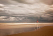 Wizard+Genius Chair at the Beach Vlies Fototapete 384x260cm 8-bahnen | Yourdecoration.de