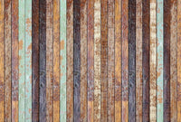 Wizard+Genius Vintage Wooden Wall Vlies Fototapete 384x260cm 8-bahnen | Yourdecoration.de