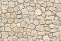Wizard+Genius Natural Stone Wall I Vlies Fototapete 384x260cm 8-bahnen | Yourdecoration.de