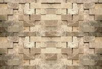 Wizard+Genius 3D Stone Wall Vlies Fototapete 384x260cm 8-bahnen | Yourdecoration.de
