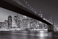 Wizard+Genius Brooklyn Bridge NY Vlies Fototapete 384x260cm 8-bahnen | Yourdecoration.de