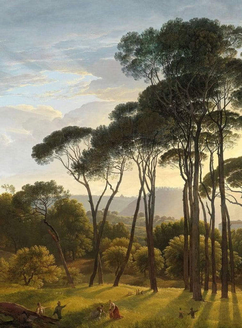 Wizard+Genius Italian Landscape with Umbrella Pines Vlies Fototapete 192x260cm 4-bahnen | Yourdecoration.de