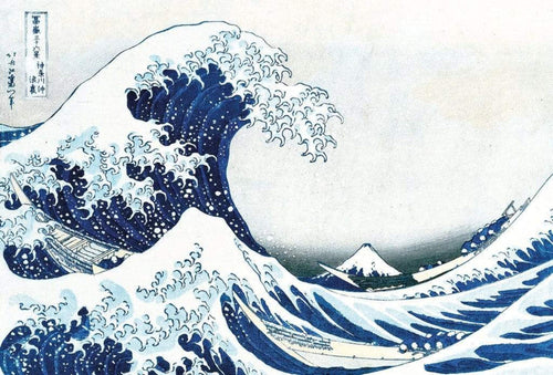 Wizard+Genius Hokusai The Great Wave Vlies Fototapete 384x260cm 8-bahnen | Yourdecoration.de